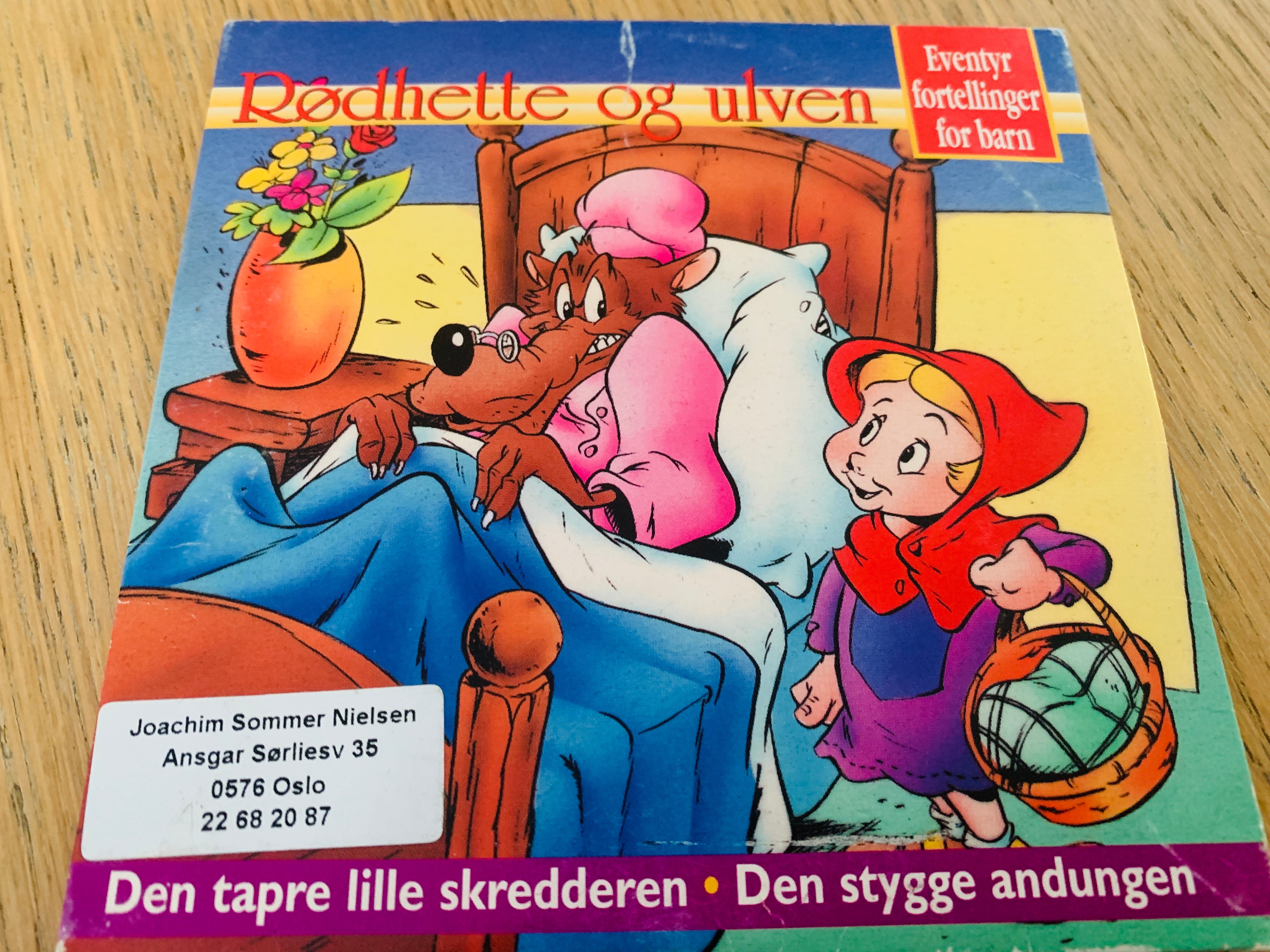 Rødhette og ulven. 1990. CD.
