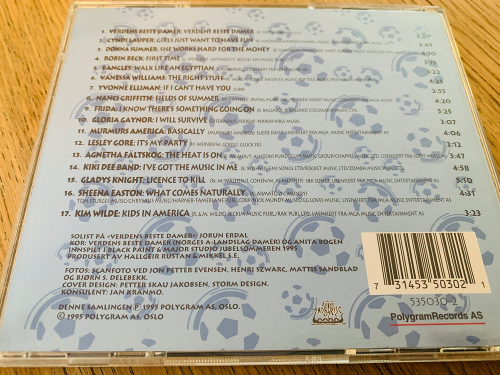 Verdens Beste Damer. 1995. CD.