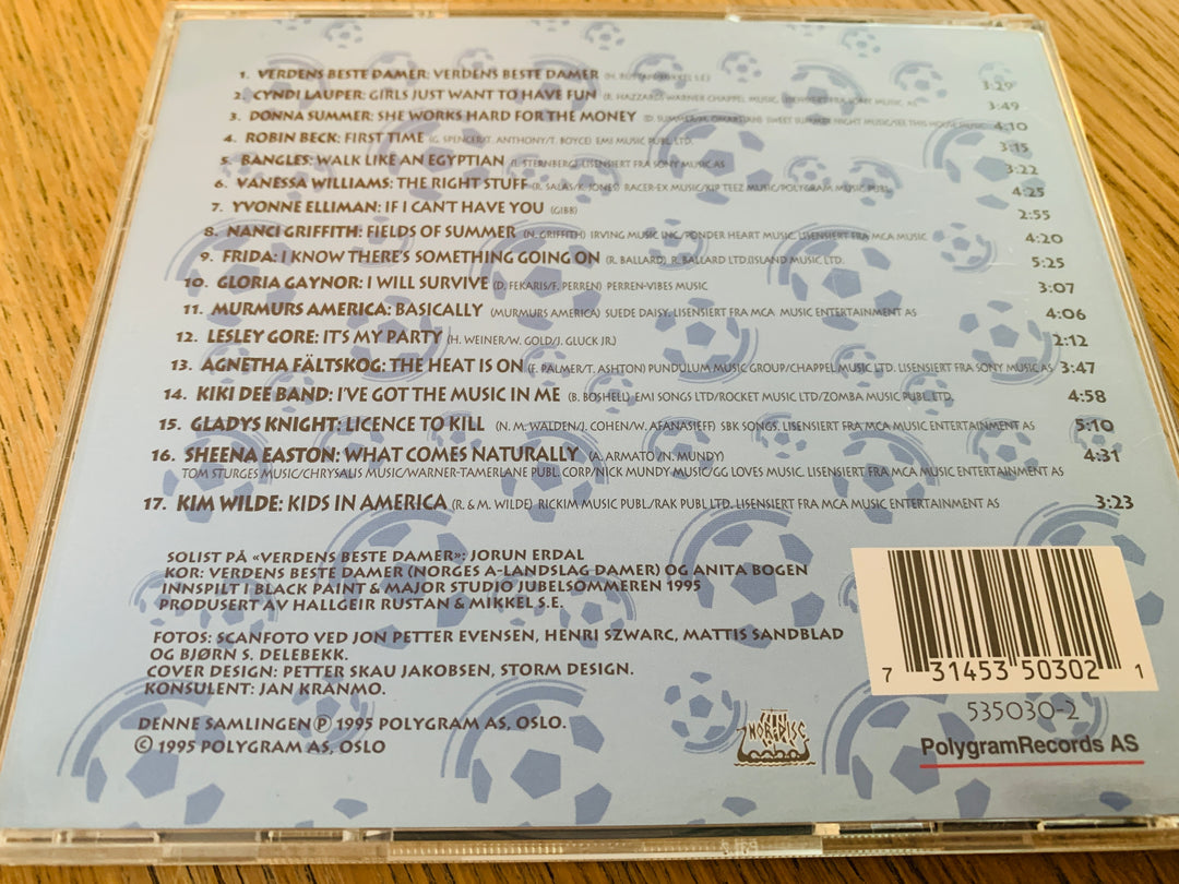 Verdens Beste Damer. 1995. CD.