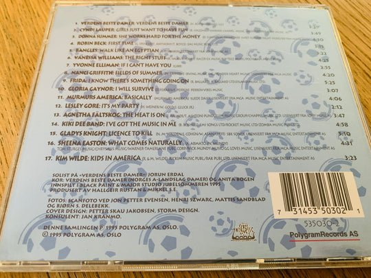 Verdens Beste Damer. 1995. CD.