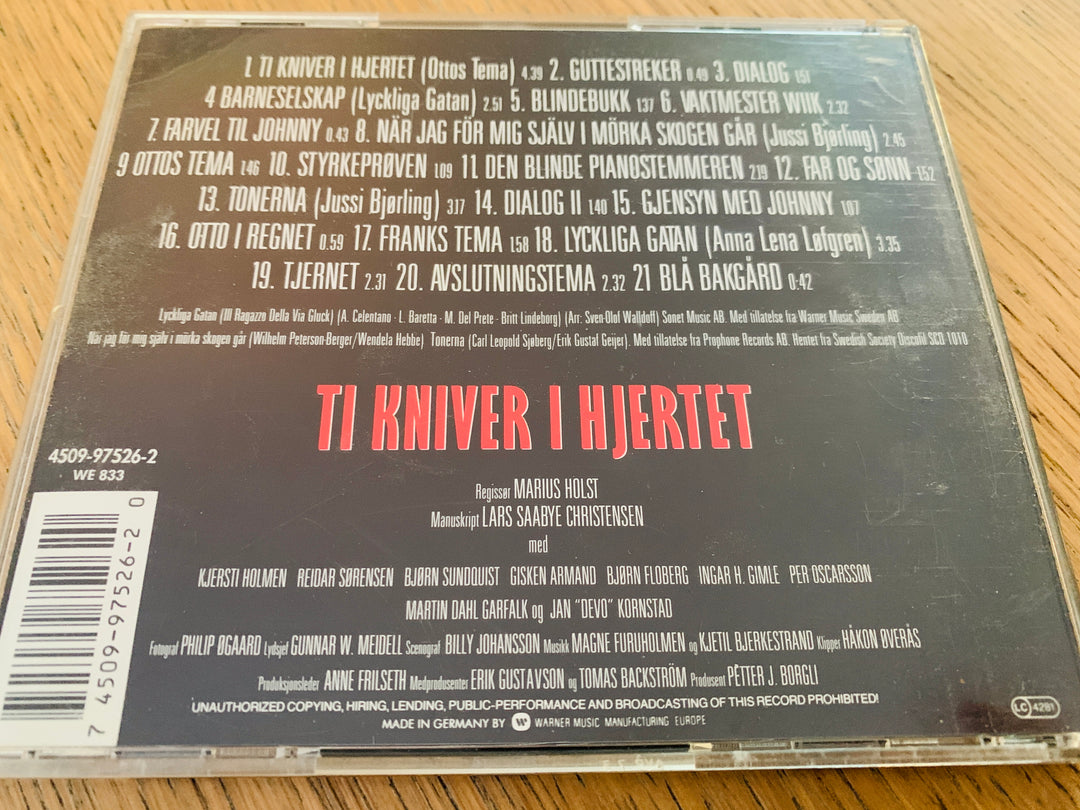Ti kniver i hjertet. 1994. CD.