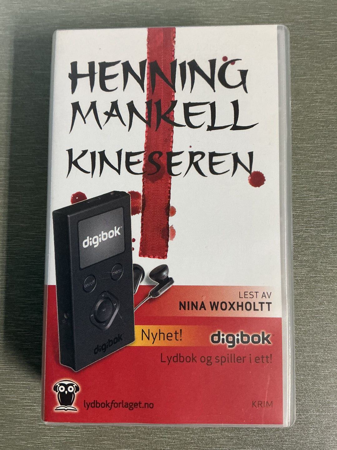 Henning Mankell. Kineseren. 2008. Lydbok på CD.