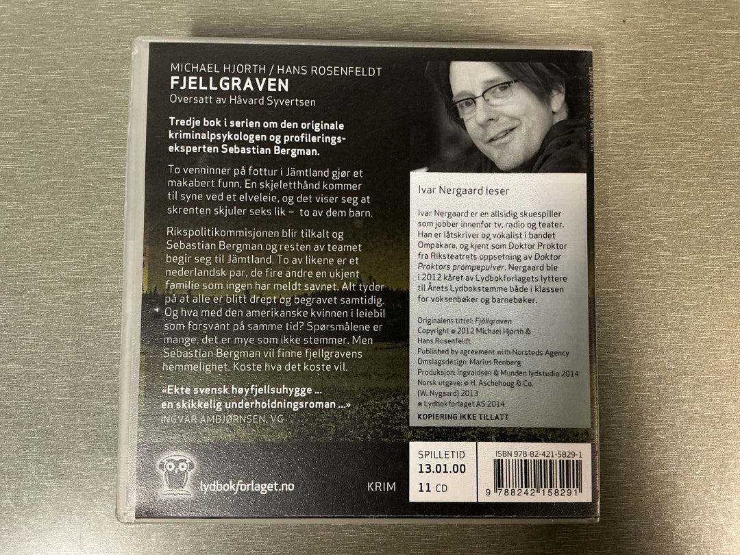 Hjorth & Rosenfeldt. Fjellgraven. 2012. Lydbok på CD.