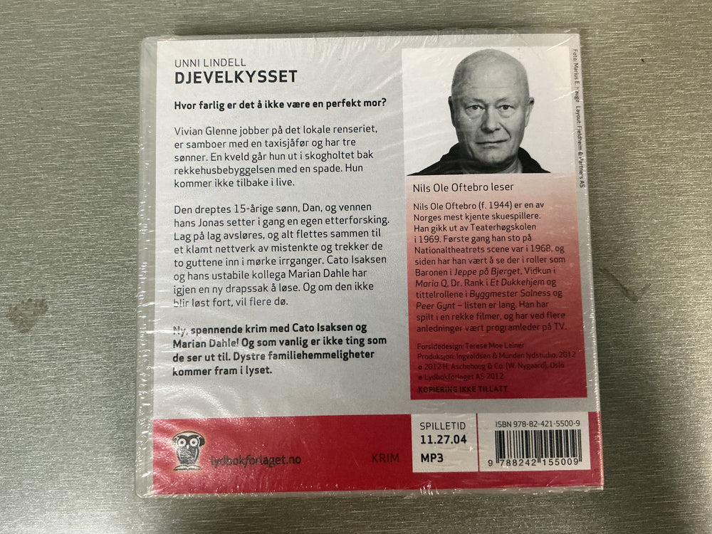 Unni Lindell. Djevelkysset. 2007. Lydbok på CD.