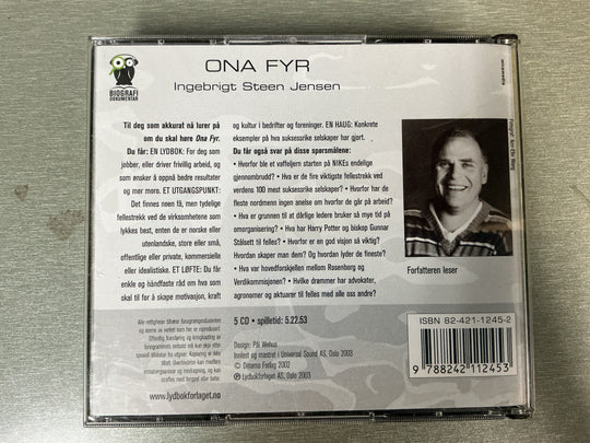 Ingebrigt Steen Jensen. Ona fyr. 2003. Lydbok på CD.