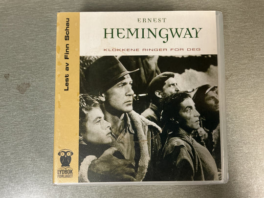 Ernest Hemingway. Klokkene ringer for deg. 1940. Lydbok på CD.