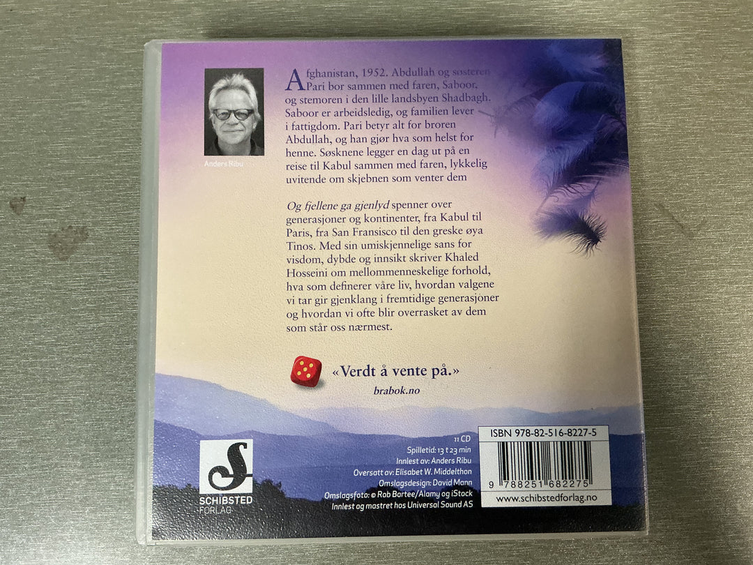 Khaled Hosseini. Og fjellene ga gjenlyd. 2013. Lydbok på CD.