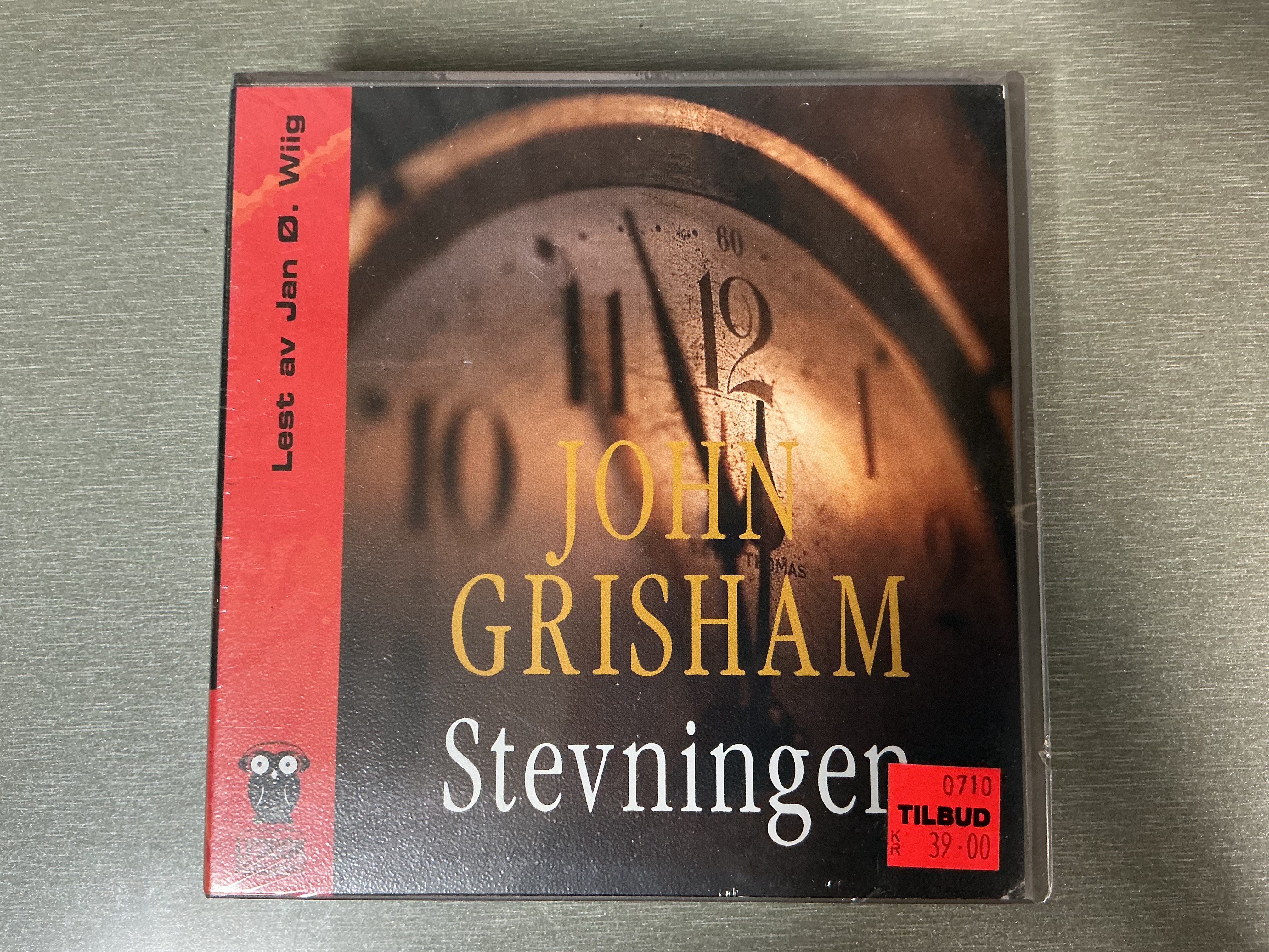 John Grisham. Stevninger. Lydbok på CD.