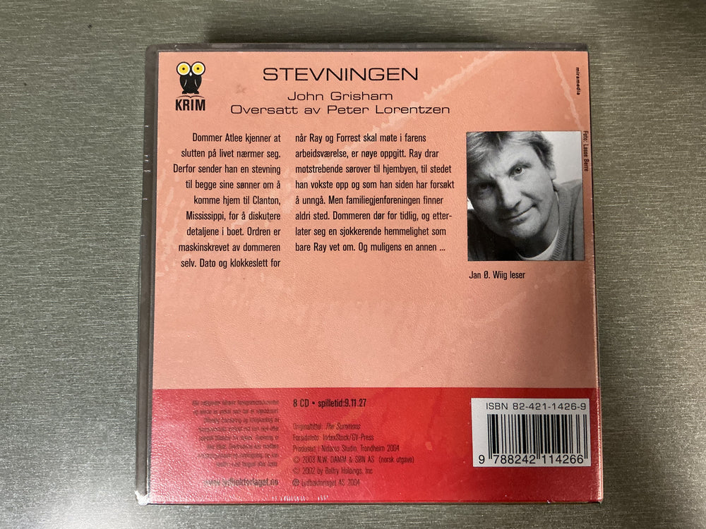 John Grisham. Stevninger. Lydbok på CD.