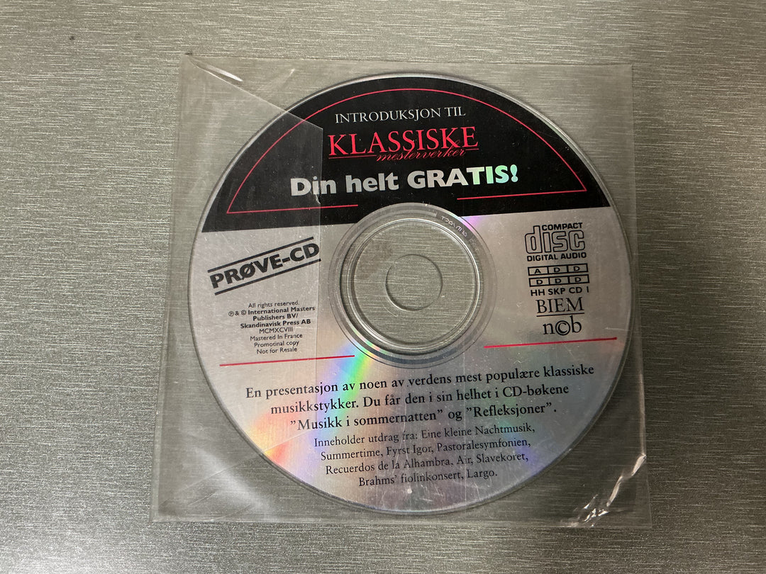 Diverse komponister. Introduksjon til Klassiske mesterverker. Lydbok på CD.