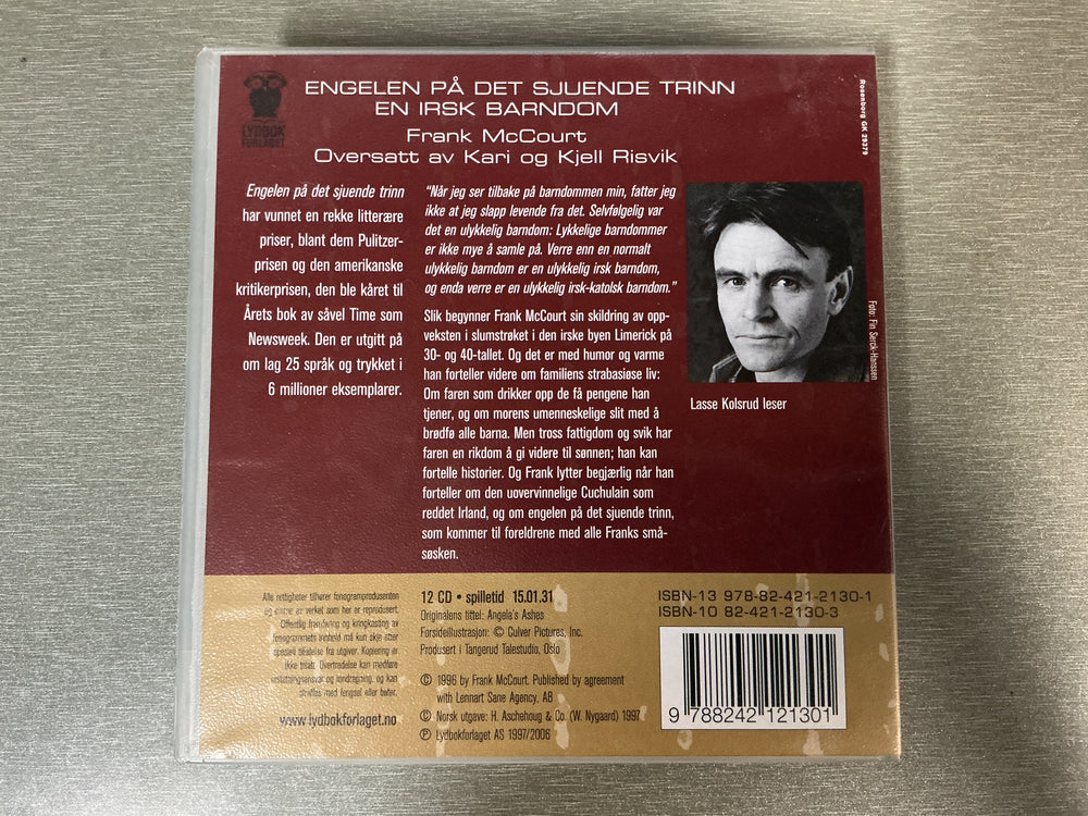 Frank McCourt. Engelen på det syvende trinn. 1996. Lydbok på CD.