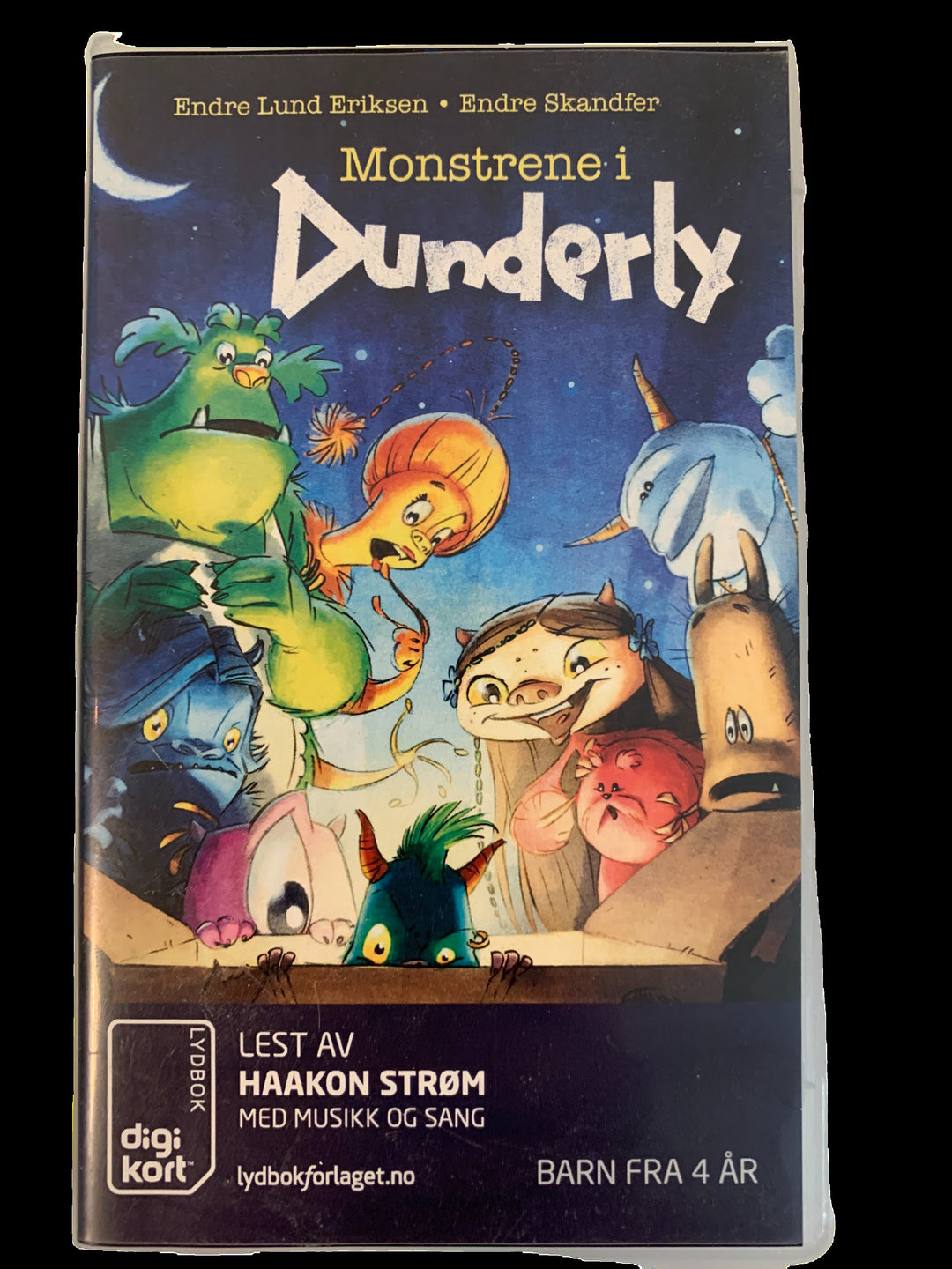 Endre Lund Eriksen. Monstrene i Dunderly. Lydbok (digikort).