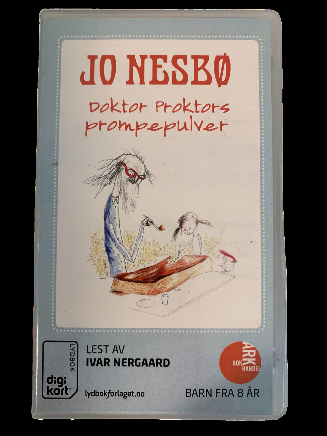 Jo Nesbø. Doktor Proktors prompepulver. Lydbok (digikort).