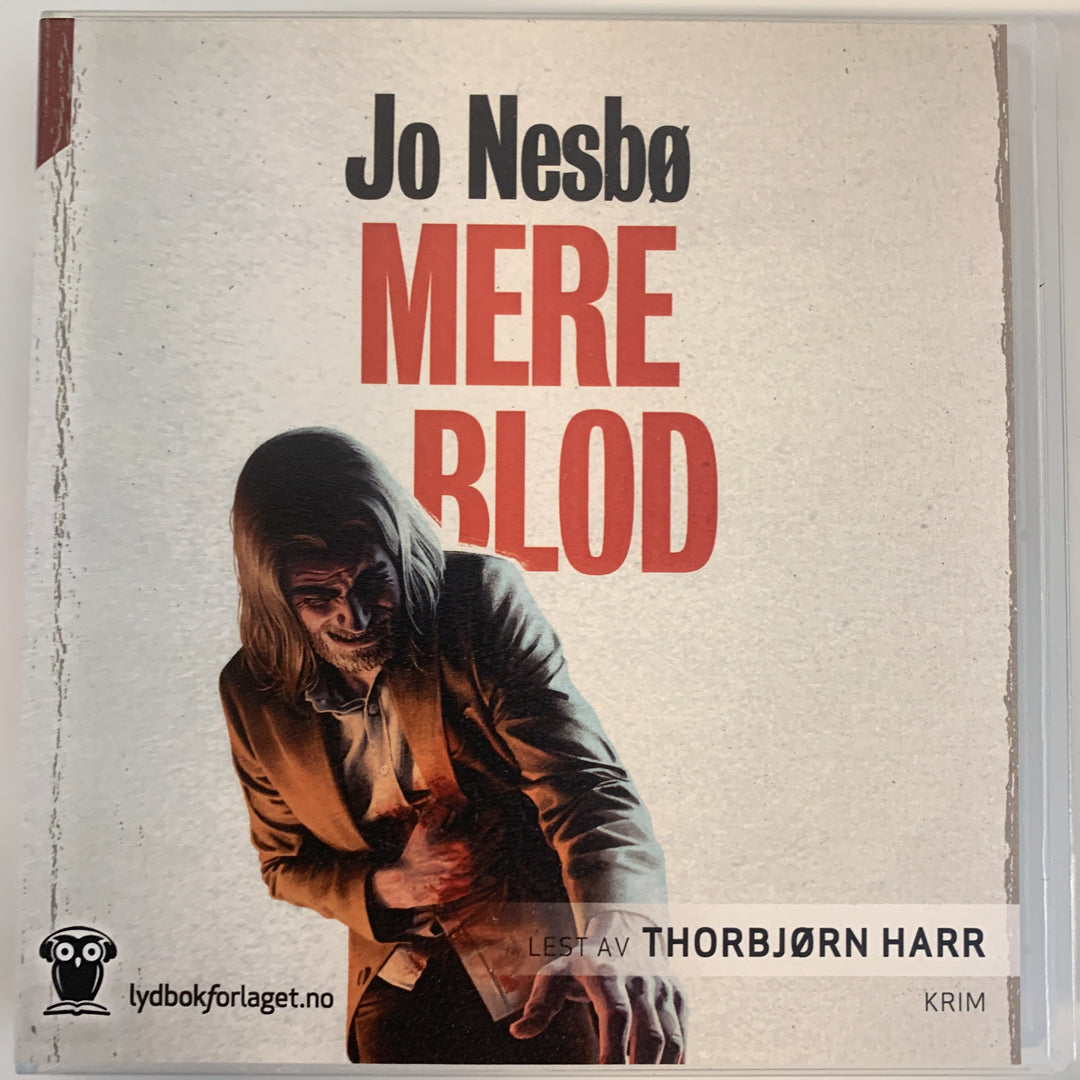 Jo Nesbø. Mere blod. Lydbok på CD.