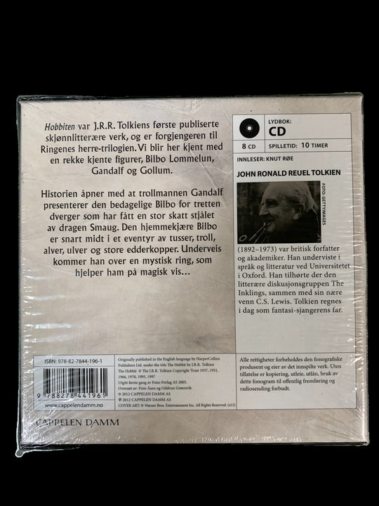 J.R.R. Tolkien. Hobbiten. Lydbok på 8 CD. Ny i plast!