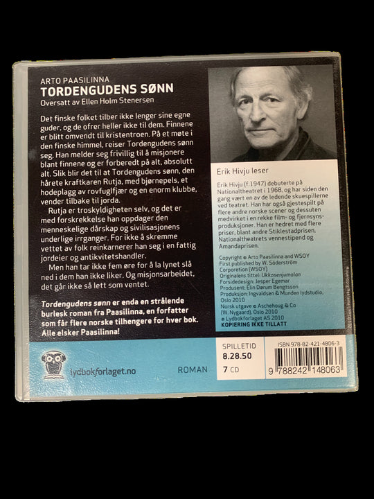 Arto Paasilinna. Tordengudens sønn. Lydbok på 7 CD.