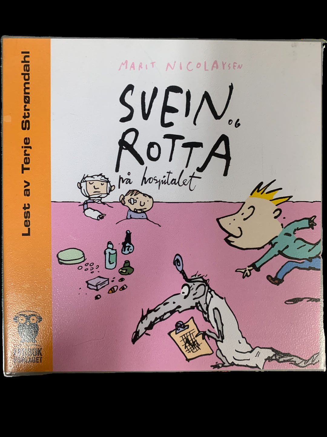 Marit Nicolaysen. Svein og rotta på hospitalet. Lydbok på 2 CD.