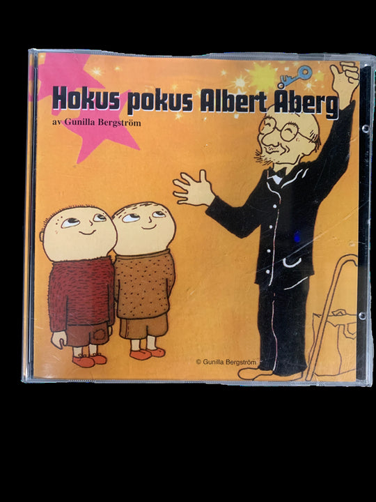 Gunilla Bergström. Hokus pokus Albert Åberg. Lydbok på CD. Ny i plast!