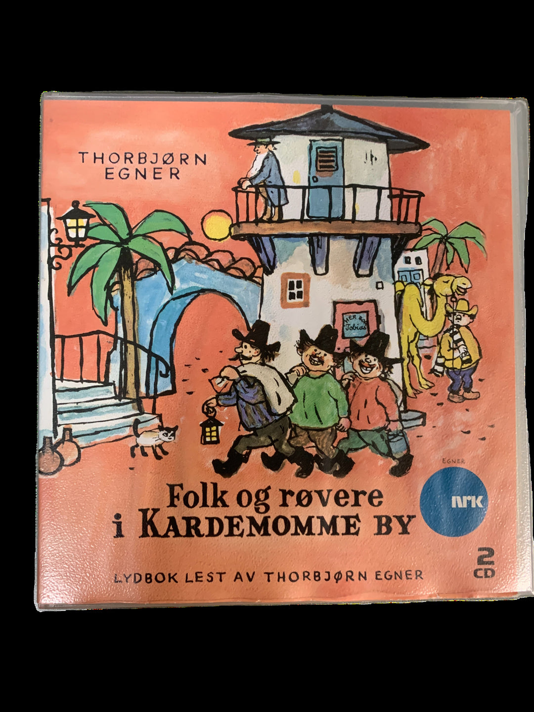 Thorbjørn Egner. Folk og røvere i Kardemomme by. Lydbok på 2 CD. Ny i plast!