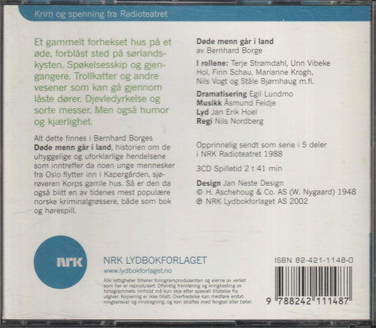 Bernhard Borge. Døde menn går i land (NRK Radioteatret). Lydbok på 3 CD.