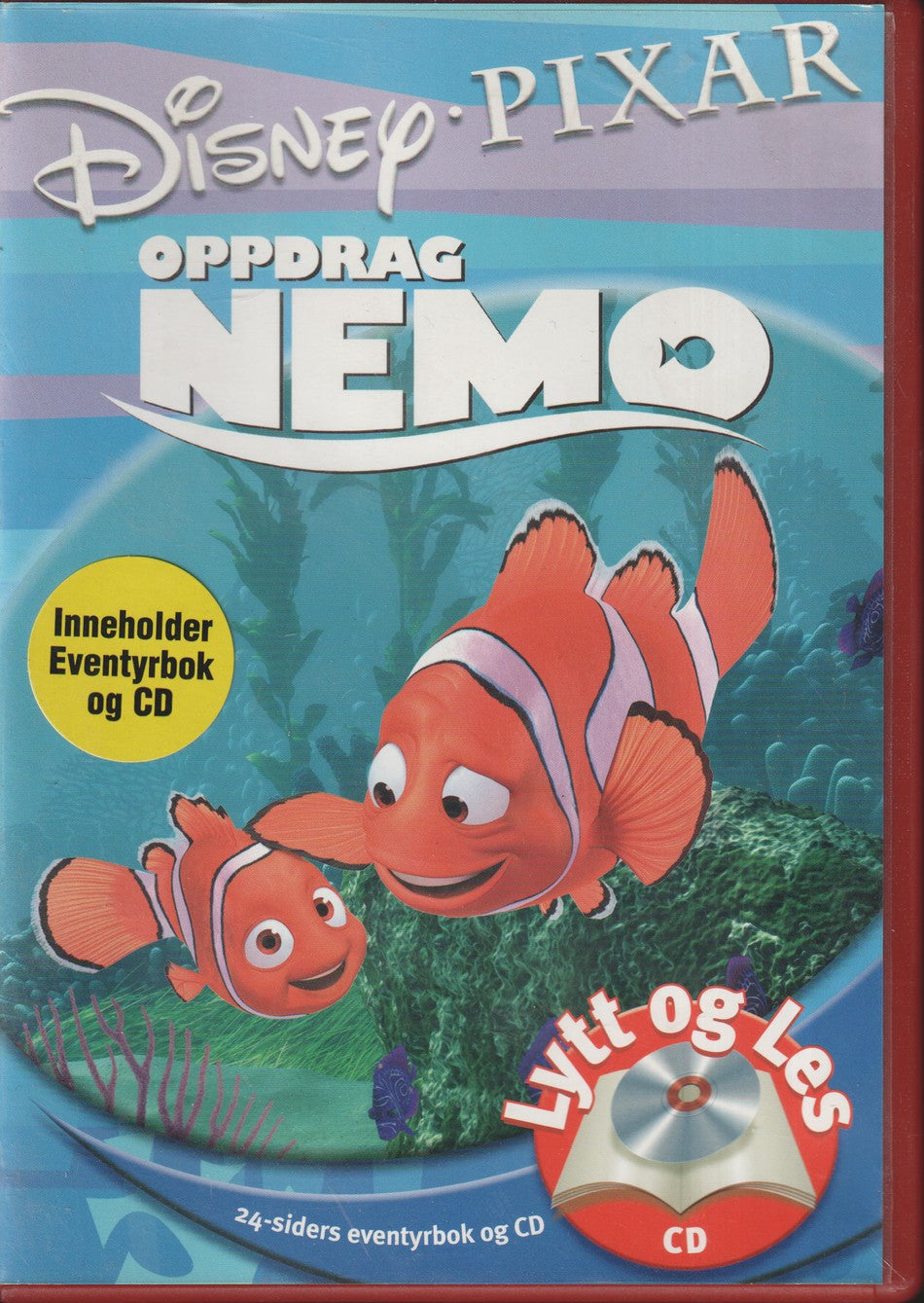 Disney Pixar. Oppdrag Nemo – Lytt og les. Bok og CD.