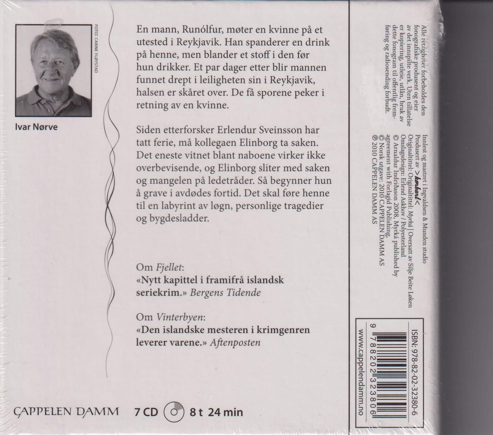 Arnaldur Indriðason. Irr-ganger. Lydbok på 7 CD. Ny i plast!