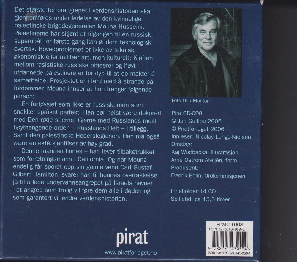 Jan Guillou. Madame Terror. Lydbok på 14 CD.