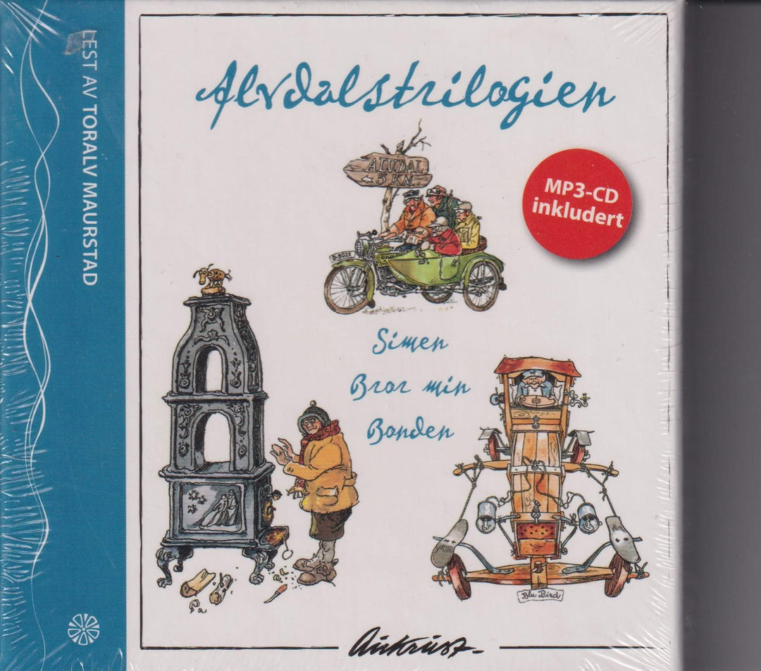 Kjell Aukrust. Alvdalstrilogien. Lydbok på 4 CD. Ny i plast!