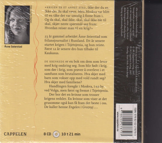 Åsne Seierstad. De krenkede – Historier fra Tsjetsjenia. Lydbok på 8 CD. Ny i plast!