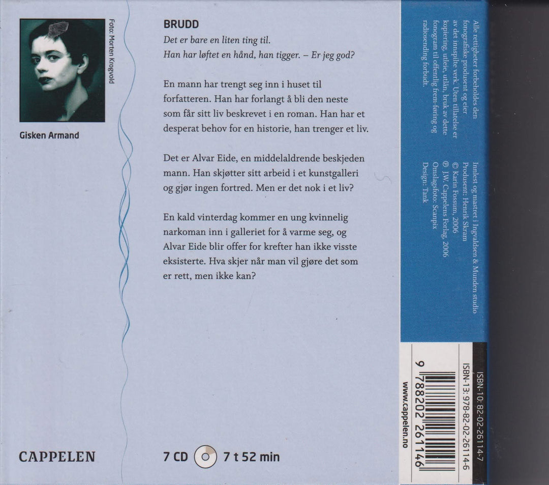 Karin Fossum. Brudd. Lydbok på 7 CD.