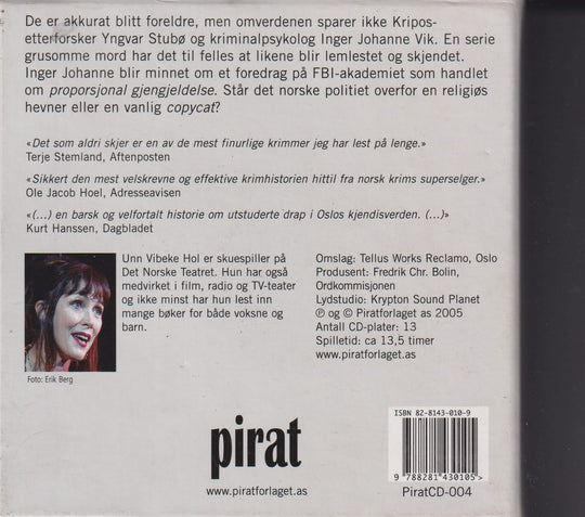 Anne Holt. Det som aldri skjer. Lydbok på 13 CD.