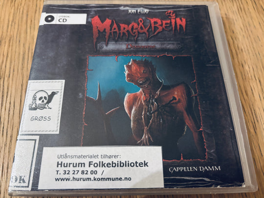 Jon Ewo. 2010. Marg & Bein: Demonene. Lydbok på CD (fra bibliotek, pene disker).