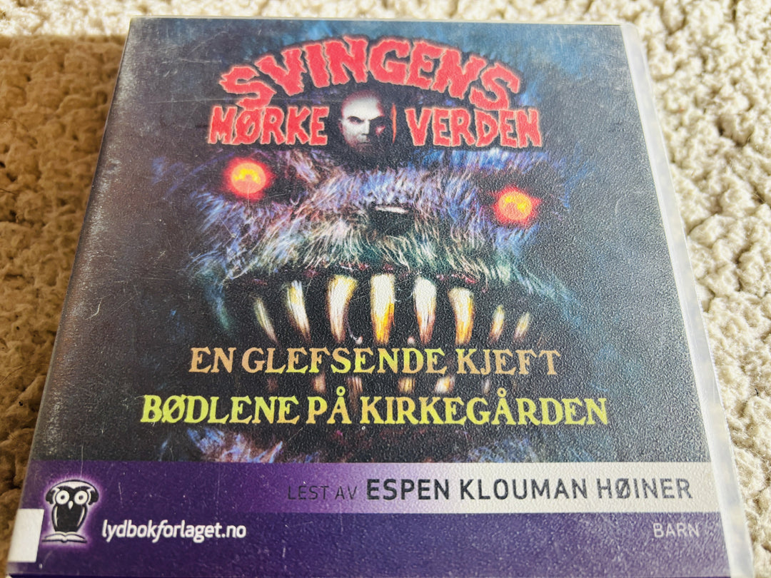 Arne Svingen, 2012, En glefsende kjeft / Bødlene på kirkegården. Lydbok på CD (fra bibliotek, pene disker).
