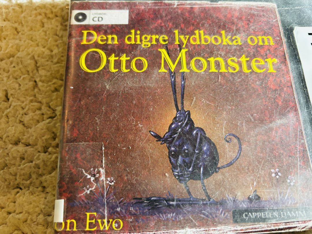 Jon Ewo. 2010. Den digre lydboka om Otto Monster. Lydbok på CD (fra bibliotek, pene disker).