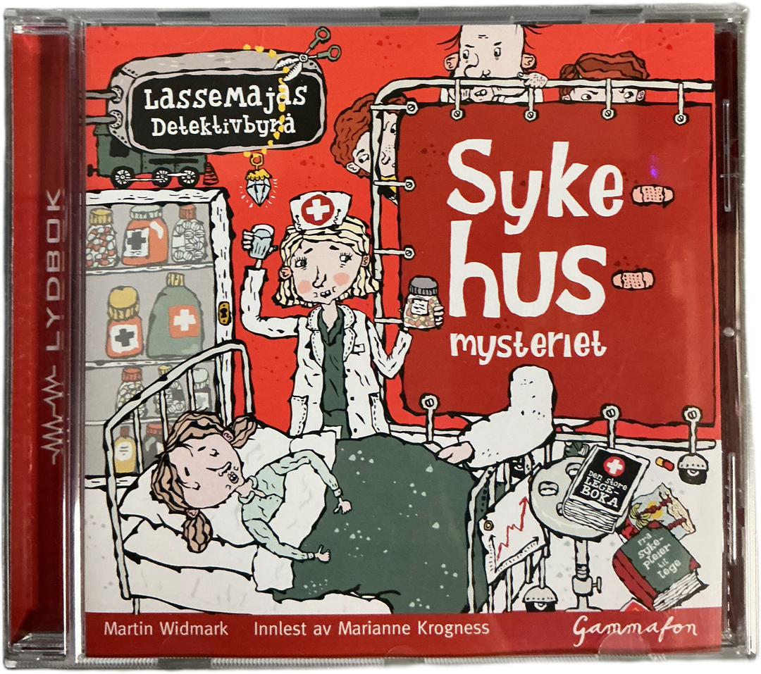 LasseMajas Detektivbyrå - Sykehusmysteriet. CD.