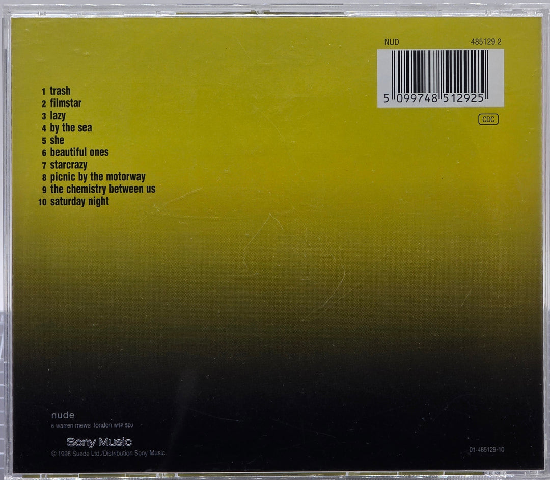 Suede. Coming Up. 1996 . Musikk-CD.