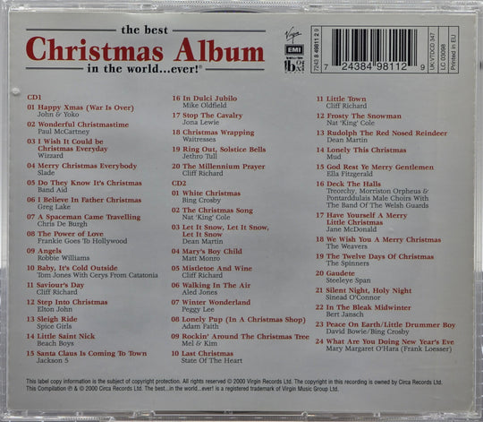 Various Artists. The Best Christmas Album in the World… Ever! New Edition. 2000 . Musikk-CD.