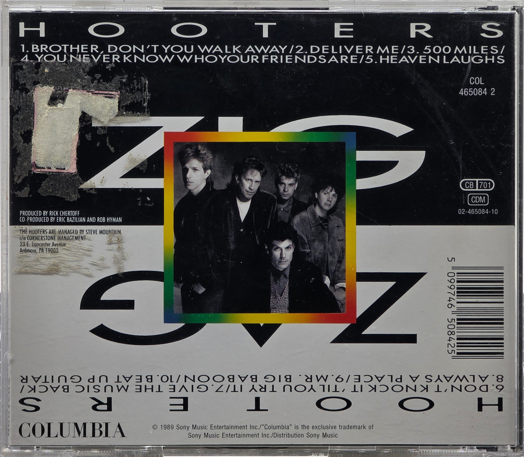 The Hooters. Zig Zag. Musikk-CD.