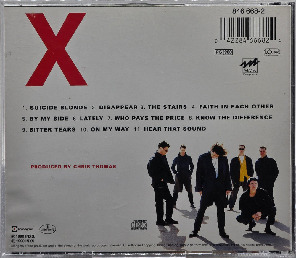 INXS. X. Musikk-CD.