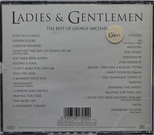 George Michael. Ladies & Gentlemen: The Best of George Michael. . Musikk-CD.