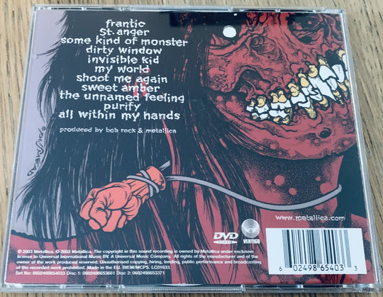 Metallica. St. Anger. 2003. Musikk-CD.
