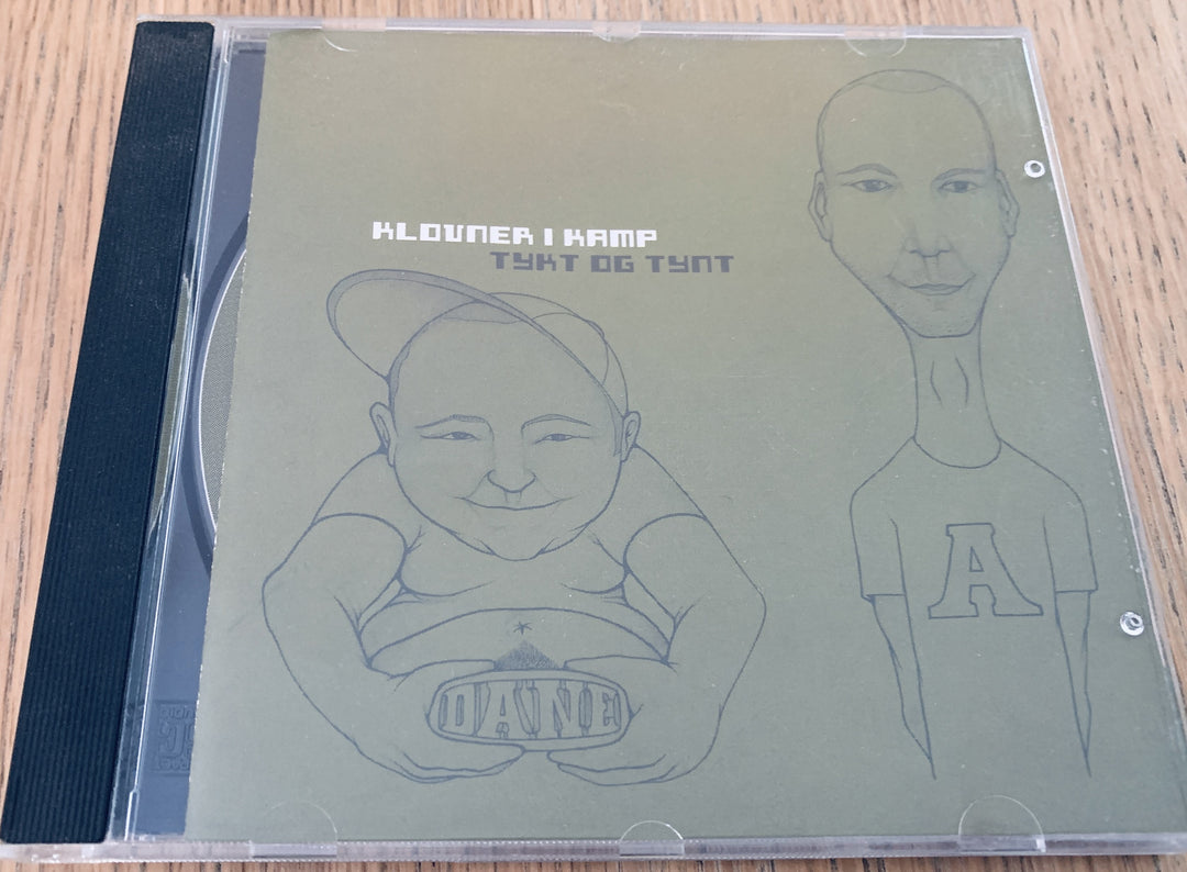 Klovner i Kamp. Tykt og Tynt. 2001. Musikk-CD.