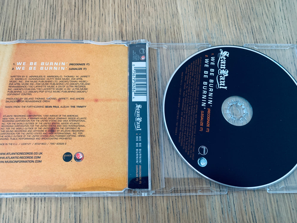 Sean Paul. We Be Burnin'. 2005. Musikk-CD.