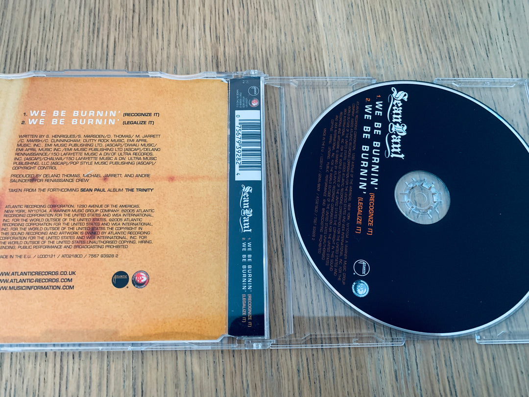 Sean Paul. We Be Burnin'. 2005. Musikk-CD.