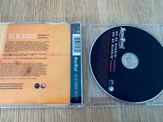 Sean Paul. We Be Burnin'. 2005. Musikk-CD.