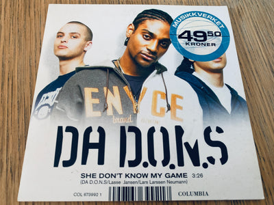 Da D.O.N.S, She Don't Know My Game, 2002, Musikk-CD.