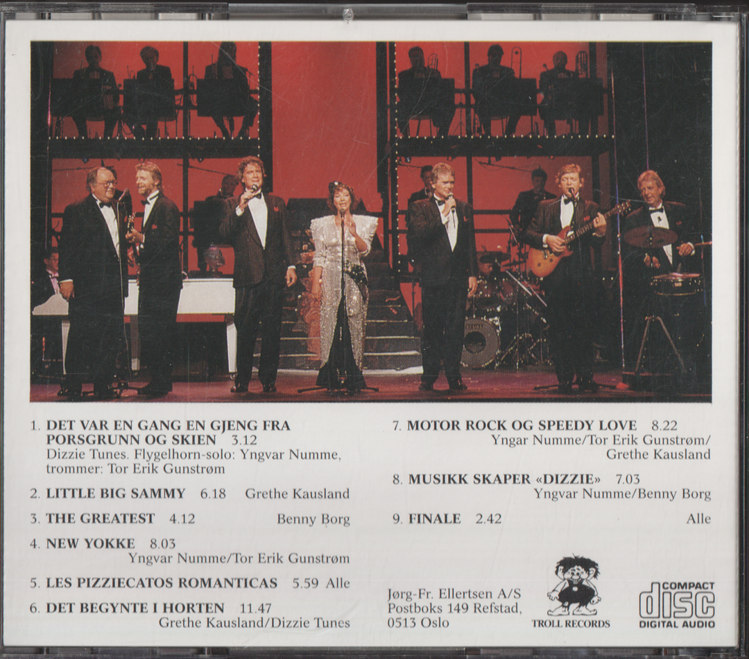Dizzie Tunes, Grethe Kausland & Benny Borg. 1985. Go'biter – Live at Dizzie. CD.