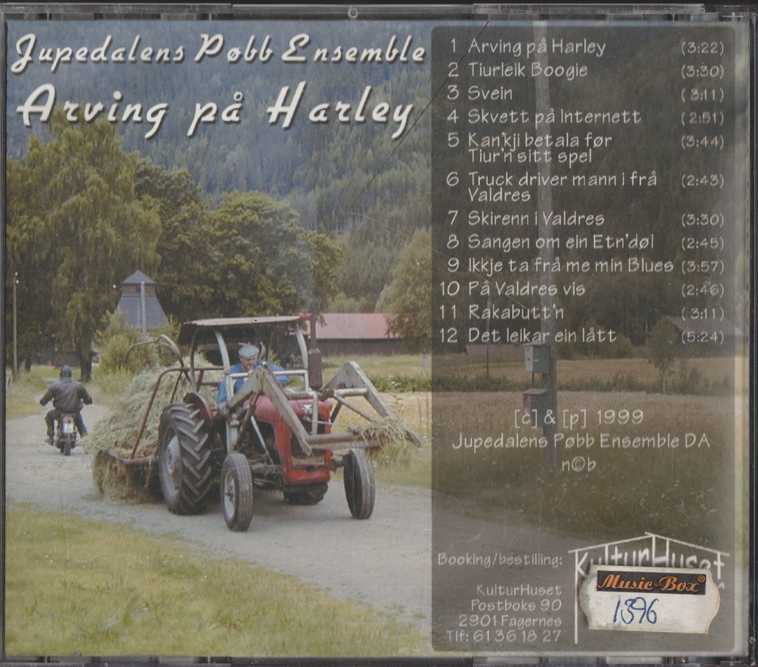 Jupedalens Pøbb Ensemble, 2002, Arving på Harley. CD.