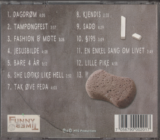 Luxus Leverpostei, 1996, Bare ræva. CD.
