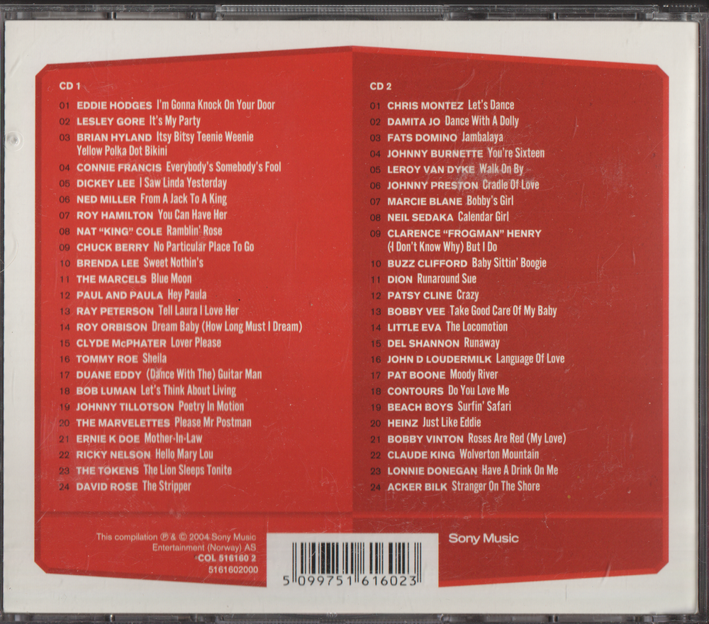 Diverse artister, 2008, Det Glade 60-tall (1960-1963). CD.